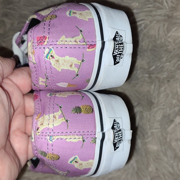 VANS☆ Light purple with Skateboarding dogs - Picture 5 of 8